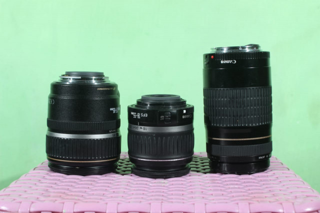 Lensa Canon 3 unit Junk